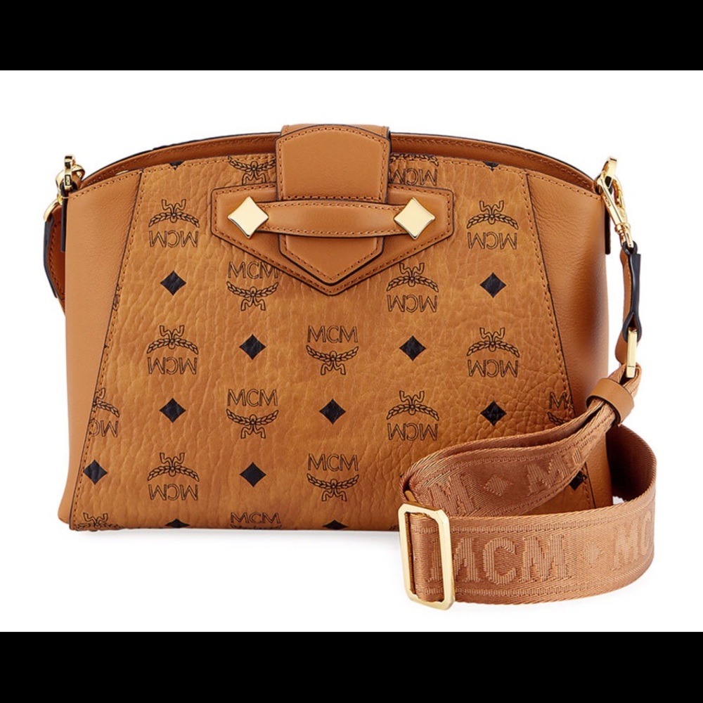 MCM Crossbody Bag in Cognac